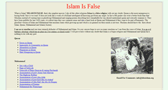 Desktop Screenshot of falseislam.org