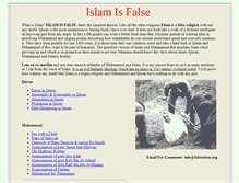 Tablet Screenshot of falseislam.org